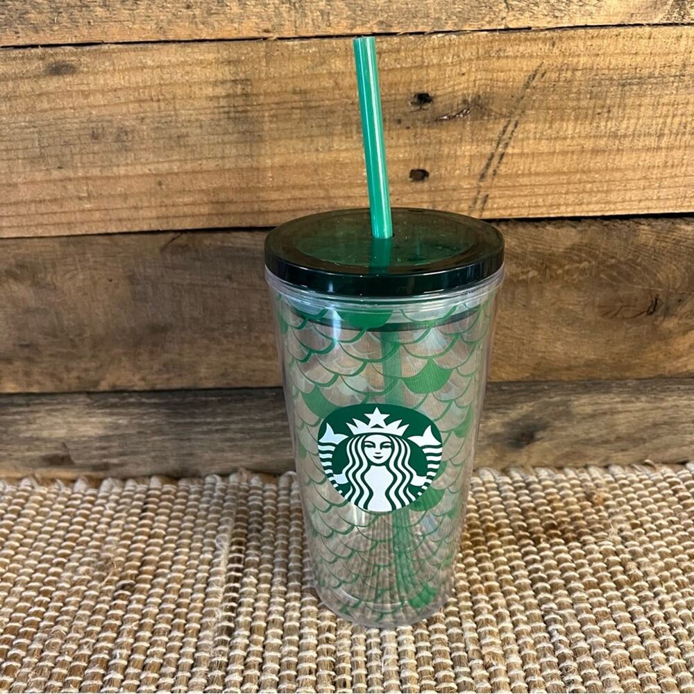 Starbucks Clear And‎ Green 16 oz Tumbler
